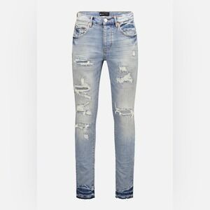 PURPLE‎ BRAND Light Indigo Vintage Men's Light Blue
Distressed Jeans NWT Size 36